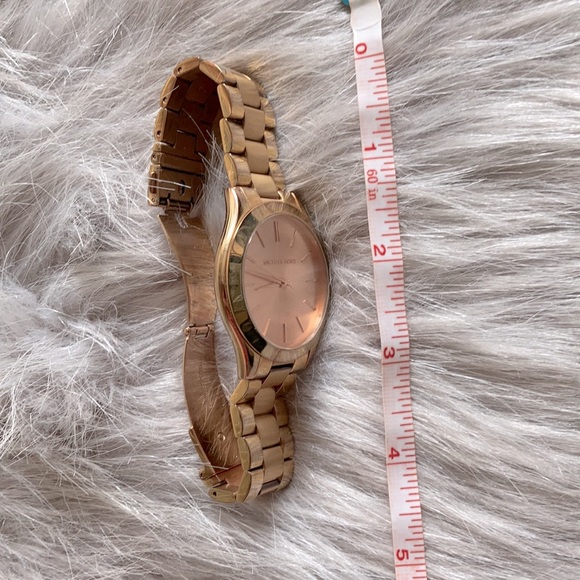 Michael Kors Slim Runway Watch in Rose Gold - Picture 7 of 9